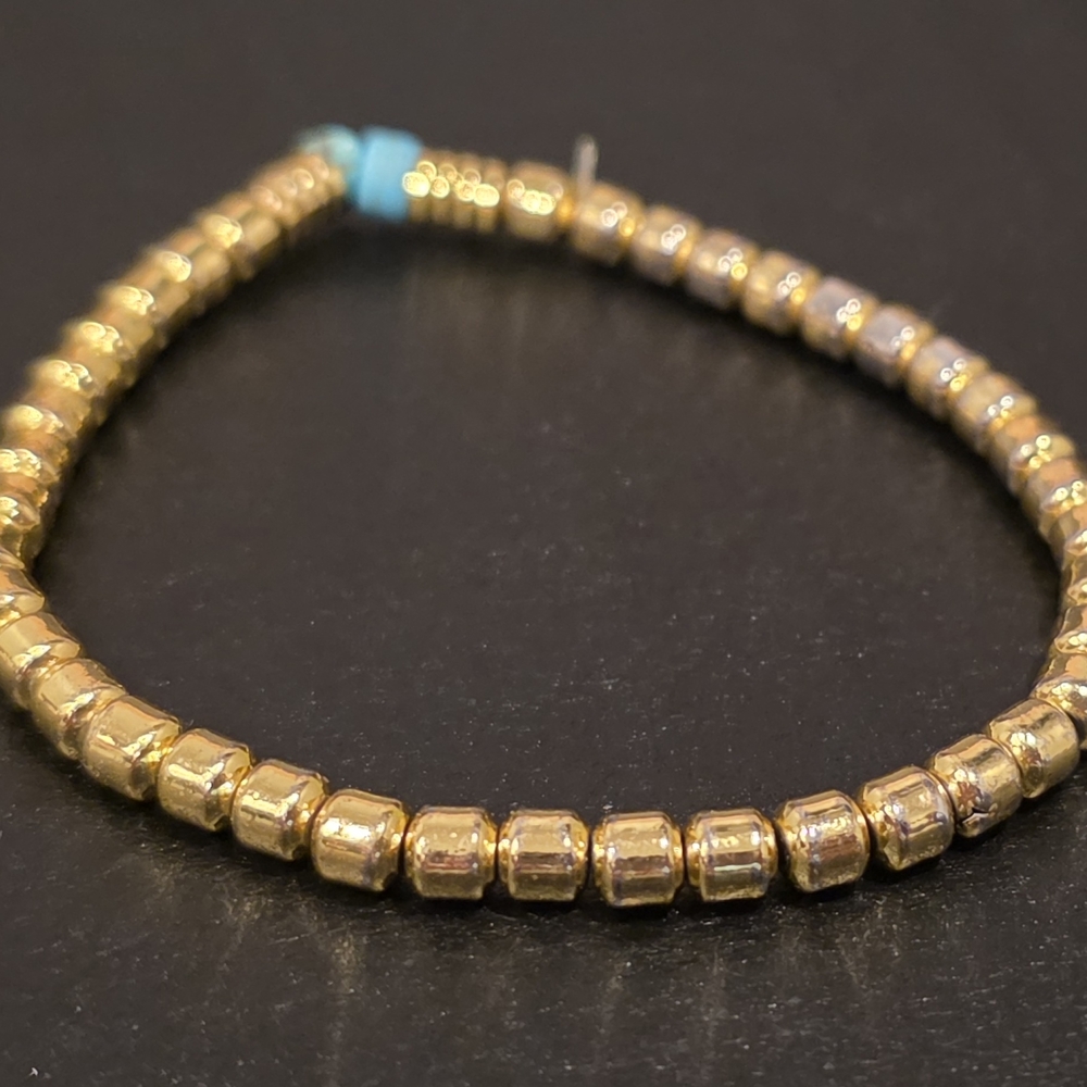 Pura Vida Gold and Turquoise Bracelet Set - Picture 5 of 5